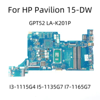 M29205-601 M29209-601 M29208-601 For HP Pavilion 15-DW 15T-DW Laptop Motherboard GPT52 LA-K201P MB I3-1115G4 I5-1135G7 I7-1165G7