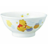 小禮堂 迪士尼 小熊維尼 日製 陶瓷碗 湯碗 飯碗 金正陶器 (白黃 蜂蜜)