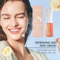 Semburan Perlindungan Badan OceAura Melembapkan Perlindungan UV Luaran Musim Panas Semburan Tidak Be