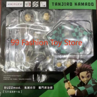 Original Aniplex Buzzmod Demon Slayer Part Tanjiro Kamado In Stock Anime Collection Figures Toys Model Gift