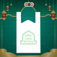 (Isi 25pcs) Plastik Motif Isra Mi'raj, Kanong Kemasan Isra Mi'raj