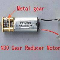 N30 DC Gear Motor N30 DC Motor of Miniature Low-speed Motor Robot Motor with Metal Gear Box