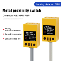Suis Kehampiran, TL-Q5MC1 dan TL-Q5MC2, Jenis Induktif, 3 Wayar, Sesuai untuk DC 12V dan 24V, Suis S