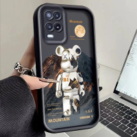 Ốp Điện Thoại, Cho OPPO A54 4G, Chất Liệu Nhựa, Chống Sốc, Thiết Kế Hình Gấu Bão Hoà Ốp Mềm