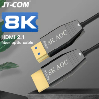 Optical fiber HDMI Cable 48Gbps 120Hz HDMI to HDMI Cable 2.1 8K Dynamic HDR HDMI Cable 2.1 UHD HDMI 2.1 8K for computer cable