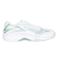 MIZUNO THUNDER BLADE Z 女羽球鞋-訓練 美津濃 V1GC237035 白綠銀