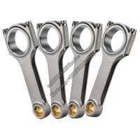 131mm Connecting Rod Rods For Mitsubishi Lancer Colt Mirage 4G15 4G15T 1.5L ARP Bolts Forged for ZT 1.5T Ralliart Z27AG