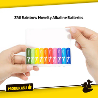 ZMI Rainbow Alkaline Battery From Xiaomi Youpin Baterai AA-AAA 10pcs