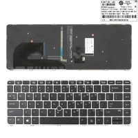 new For HP EliteBook 745 G3 840 G3 836308-001 821177-001 US with pointing with backlight keyboard