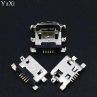 10pcs Micro USB reverse heavy plate 1.2 Charging Port Connector for Lenovo A708t S890 / for Alcatel 7040N for HuaWei G7 G7-TL00