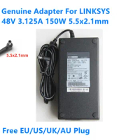 Genuine 48V 3.125A 150W 5.5x2.1mm DPSN-150JB B V08372 AC Power Adapter For LINKSYS CISCO SYSTEMS Router Power Supply Charger