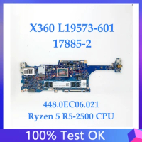 L19573-601 L19573-001 For HP X360 13-AG 13M-AG Laptop Motherboard 17885-2 448.0EC06.021 W/ Ryzen 5 R5-2500 CPU 8G 100% Full Test