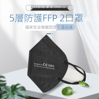 正版n95防護口罩五層防護黑白色KN95口罩高檔醫用獨立包裝kn95口罩 防护口罩 帶呼吸 五層防護 防塵 防異味