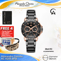Alexandre Christie Official Store AC 9205 BFB Jam Tangan Wanita Analog Black - Box Special