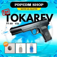 Mainan Water Gel Blaster Full Metal Tokarev TT-33 C12 Manual Water Gel Blaster Konversi