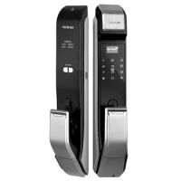Push pull design digital APP Remote control smart fingerprint door lock