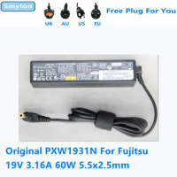 Original AC Adapter Charger For Fujitsu PXW1931N 19V 3.16A 60W ADP-60ZH A Laptop Power Supply