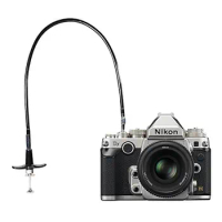 70cm Mechanical Shutter Release Cable with Bulb-Lock Compatible with Nikon Df/ F80/ F4/ FM2/ F3/ FE/ FM3a, Fujifilm X-E3/X-Pro2
