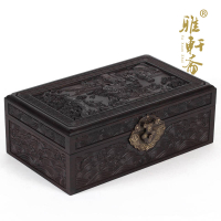 紅木首飾盒飾品盒收納盒小中國風實木質中式復古珠寶古風手飾盒子