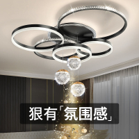 2022年新款水晶球網紅現代簡約客廳節能吊燈LED主燈具組合套餐