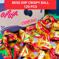 Bess Diip Crispy Ball Coklat 120pcs/Dus - Makanan Ringan Coklat - Chocolate, Food Cemilan Snack Bola