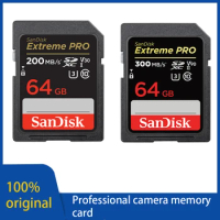 SanDisk Extreme PRO SD Card 1T 512G 256G 128G 64G U3 4k Read up to 200MB/s 300MB/S V30 UHS-I Professional camera memory card