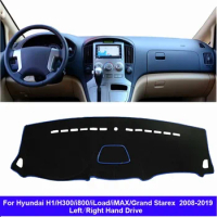 For Hyundai H1 H300 i800 iLoad iMAX Grand Starex 2008 - 2018 2019 Car Dashboard Cover Dashmat Cape Auto Inner Dashmat Pad Carpet