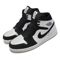 Nike Air Jordan 1代 Mid SE 鑽石 男鞋 喬丹 AJ1 Diamond Shorts 黑白 DH6933100