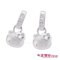 【2sweet 甜蜜約定】閨蜜-純銀耳環(Hello Kitty凱蒂貓)