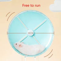 Q1QC Hamster Running Disc Toy Super-silent Exercise Hamster Wheel 3 Color for Hamster Mouse Small Pet Accessories Jogging