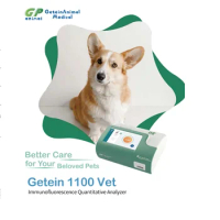 Getein 1100 Vet Clinical Medical Portable Dog Animals Veterinary Rapid Test Poct Fluorescence Immunoassay Analyzer