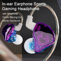 Wired Earphone Sport Earbuds Headphone With Microphone Noice Cancelling In Ear Monitor HiFi Music MP3 Player Headset