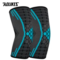 AOLIKES 1 Pair Elbow Compression Sleeve Elbow Brace for Tendonitis and Tennis Elbow,Arthritis,Golf Elbow,Breathable Elbow Brace