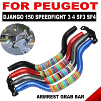 For Peugeot DJango150 Speedfight 4 SF3 SF4 Motorcycle Accessories Child Armrest Grab Bar Grip Mobile Phone Holder Bracket Handle