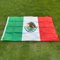 90X150cm Mexico National Flag Polyester Hanging Printed Mex Mx Mexican National Banner