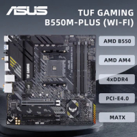 ASUS TUF GAMING B550M-PLUS (WI-FI) Motherboard Support AMD Ryzen 7 5800x 5700x Ryzen 7 PRO 4750G G s