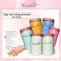 Sáp wax lông nóng sữa dừa cao cấp 500g Premeir Waxstore Waxing Trà sáp  dẻo wax  billki tay long bi 