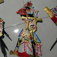 wayang kertas Ratu Sabrang 60 cm
