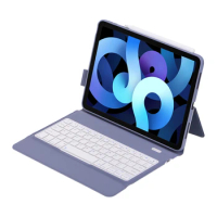 1Pcs Bluetooth-compatible Keyboard With Soft Case For iPad Pro Air 4 iPad Pro11 2018 2020 2021 Stand Cover With Pen Slot