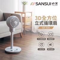 【SANSUI 山水】3D全方位立式循環扇 電風扇(SDF-9UK)