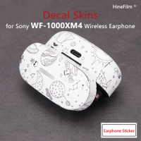 WF-1000XM4 Cover Skin for SONY WF 1000XM4 Noise Canceling Truly Wireless Earphone Decal Protector Anti-scratch Coat Wrap Cover