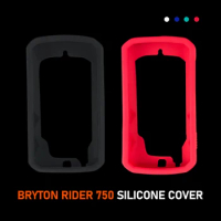Bryton Rider 750 Rider750 Case Bike Computer Silicone Cover Cartoon Rubber Protective With HD Film (For Bryton750)