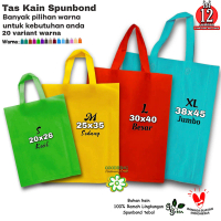 Goodiebag Lusinan Isi 12 Tas Kain Spunbond Goodiebag Uk 20x26x8 25x35x10 30x40x10 38x45x12 Untuk Kan