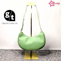 [PROMO FUNA] Shoulderbag ZARA Tas Bahu ZARA TERBARU 2024 BISA COD Berkualitas Sage + Pouch