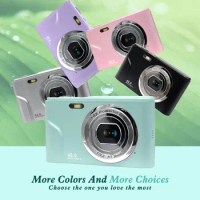 New Kamera Digital 2.7K Kamera Fokus Otomatis HD 48MP dengan Kamera Camcorder Layar Besar 2.8 "untuk Fotografi untuk Anak Dewasa