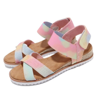 【SKECHERS】涼鞋 Desert Kiss BOBS公益捐贈 女鞋 Sunset Festival 避震 緩衝 彩色(113549MLT)