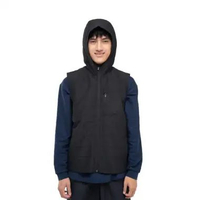 EIGER DANUBE VEST HOODIE LIFESTYLE S Black