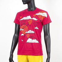 Nike [co]+LAB [148647-623] 女 短袖 上衣 T恤 休閒 積木熊 紅