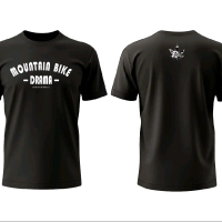 kaos tshirt katun hitam pendek 24s XI XIII MTB DRAMA pria wanita unisex mtb sepeda gowes xc roadbike
