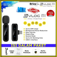 Brica B-VLOG M1 Wireless Microphone - Clip On Mic Vlog - BVLOG